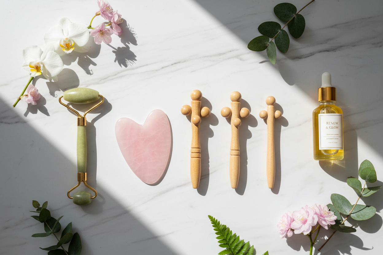 Gua Sha vs. Bojin: Die Unterschiede der chinesischen Gesichtsmassage-Tools - Facefitness